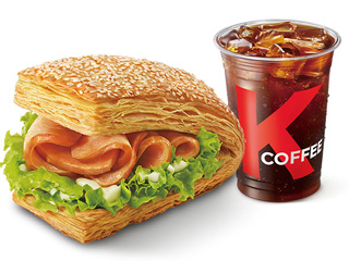 [餐饮一区]-肯德基-熏鸡法风烧饼+热美式中