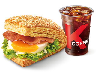 [餐饮一区]-肯德基-培根蛋法风烧饼+冰美式中