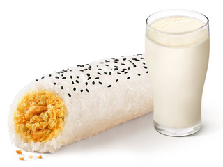 [餐饮单品]-肯德基-肉酥油条饭团+热豆浆