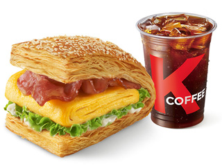 [餐饮一区]-肯德基-培根厚蛋烧法风烧饼+冰美式中